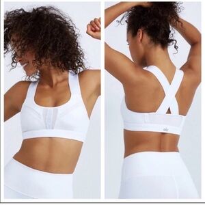 Alo Equalize Bra White- Size Small